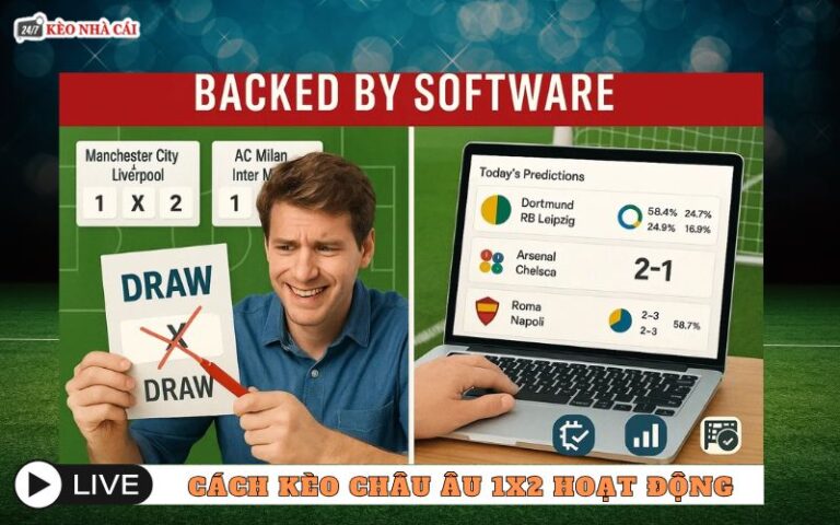 Kèo Châu Âu 1x2 Hoạt Động Thế Nào? Hiểu Rõ Để Cược Không Bị Sai